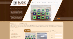 Desktop Screenshot of magicplastics.in