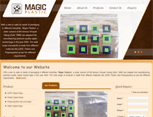 Tablet Screenshot of magicplastics.in